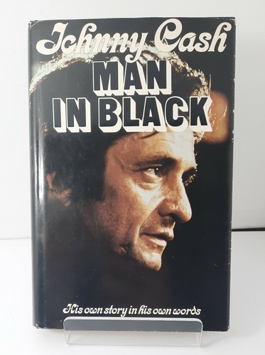 Johnny cash book - book, black