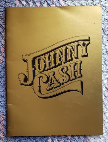 Johnny cash souvenir program - johnny, program-