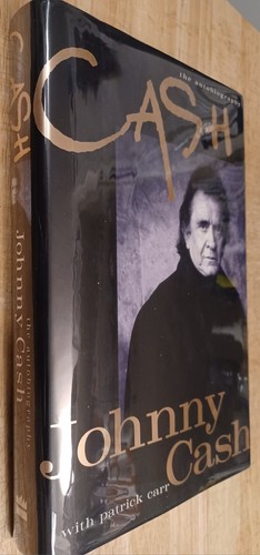 Johnny cash signed book - cash.,