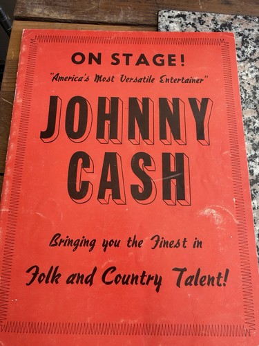 Johnny cash 1957 libretto - johnny,